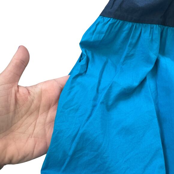 Figue Short Bella Dress Blue Colorblock - Picture 8 of 12